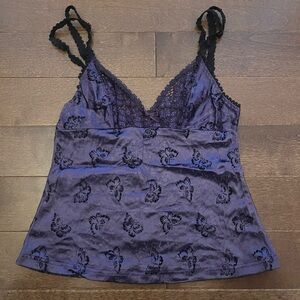 y2k lingerie style top